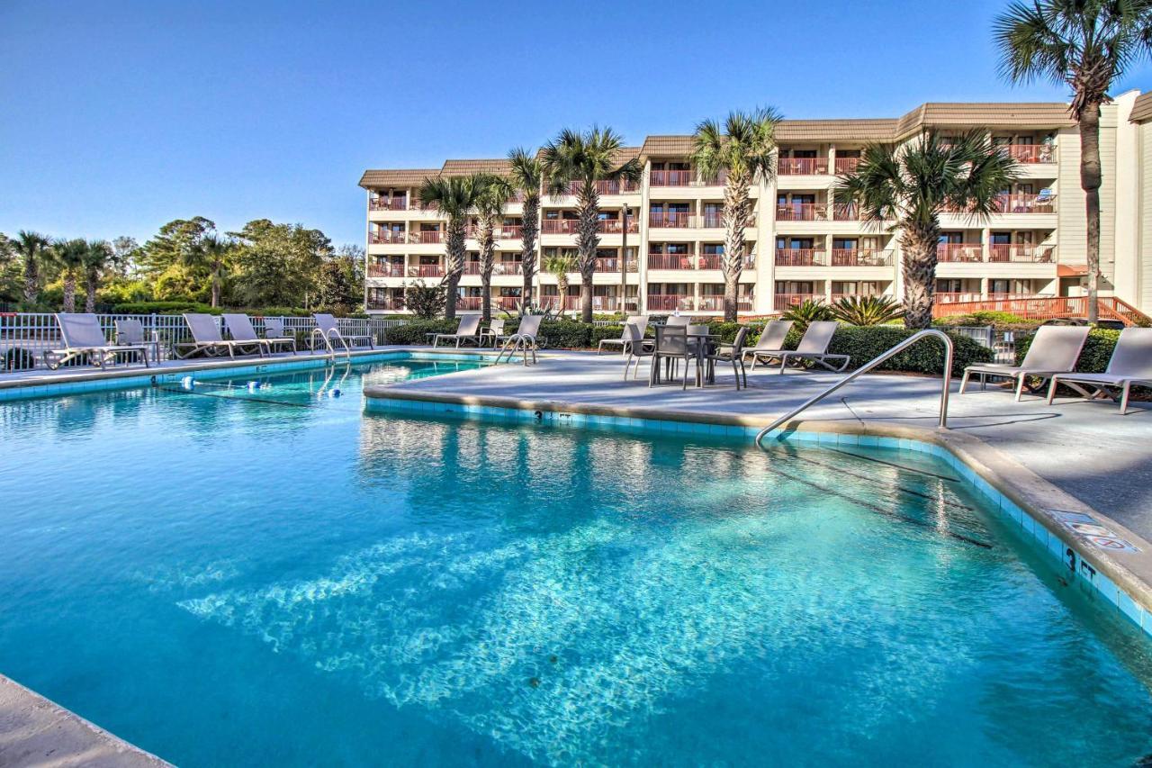 Hilton Head Ocean-View Villa Steps To Beach! Hilton Head Island Exterior foto
